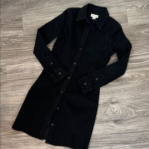 Calvin Klein Jeans Black Long Sleeve Dress